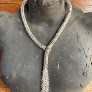 Stirling Silver Snake Chainmail Lariat